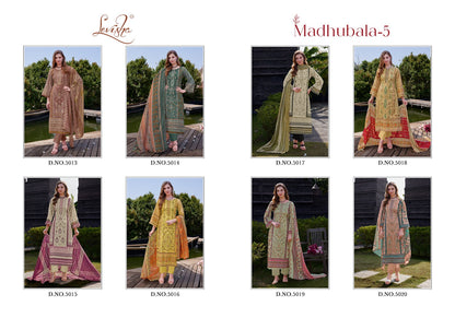 Madhubala 5 Levisha Cambric Lawn Karachi Salwar Suits Manufacturer Ahmedabad