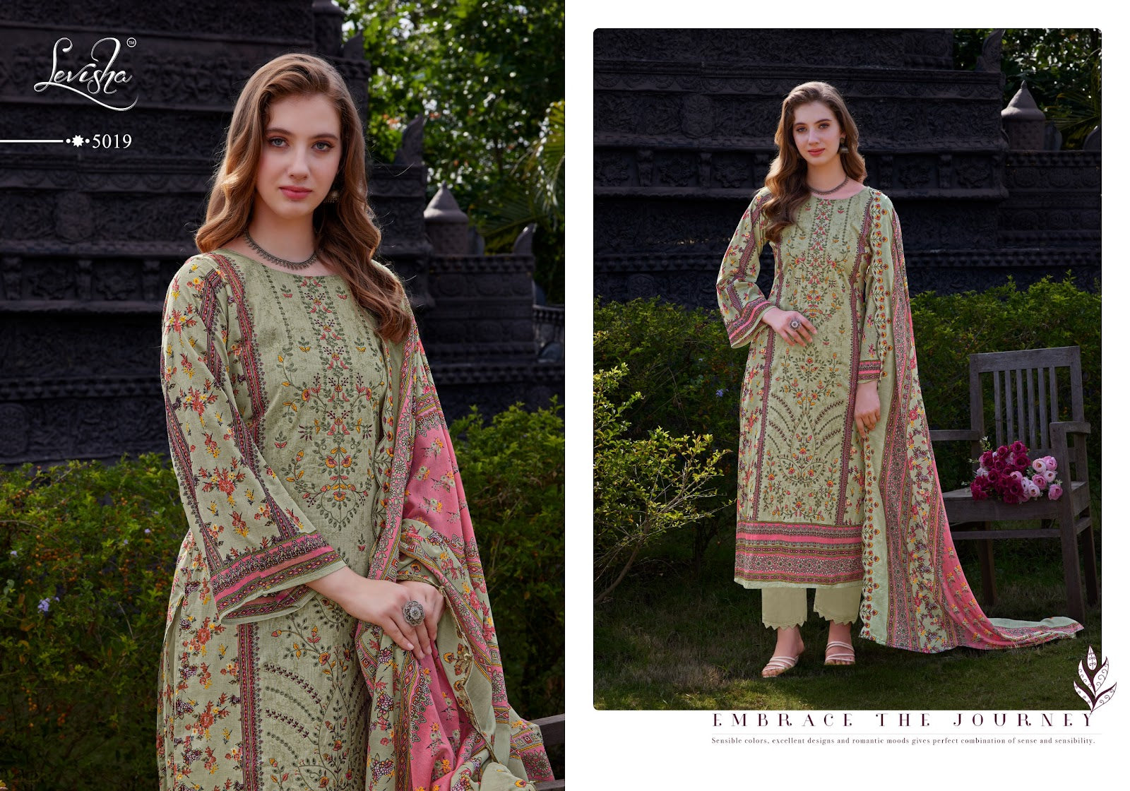 Madhubala 5 Levisha Cambric Lawn Karachi Salwar Suits Manufacturer Ahmedabad