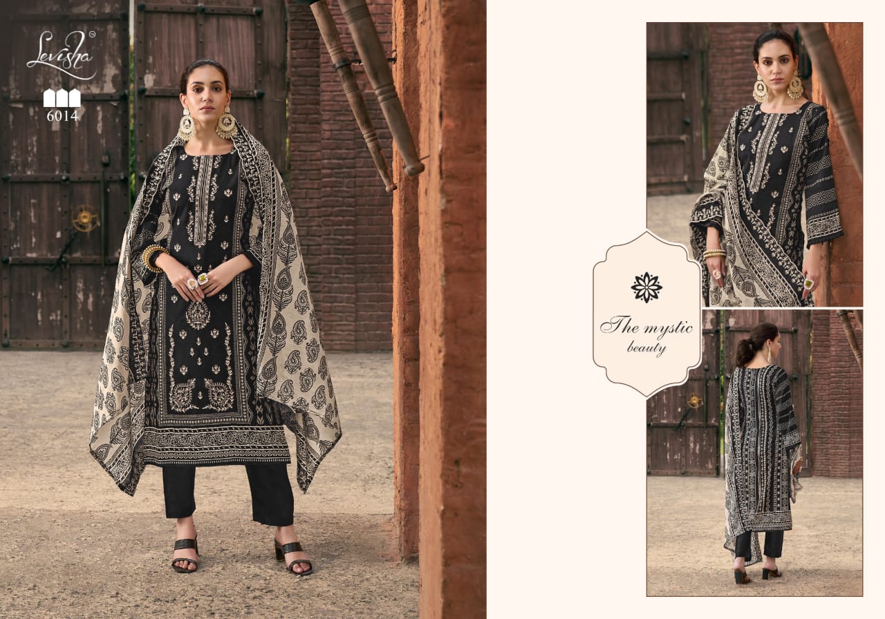 Madhubala 6 Levisha Cambric Lawn Karachi Salwar Suits Supplier Gujarat