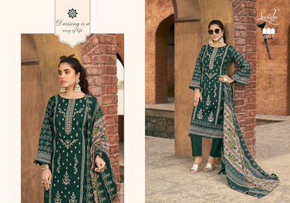 Madhubala 6 Levisha Cambric Lawn Karachi Salwar Suits Supplier Gujarat