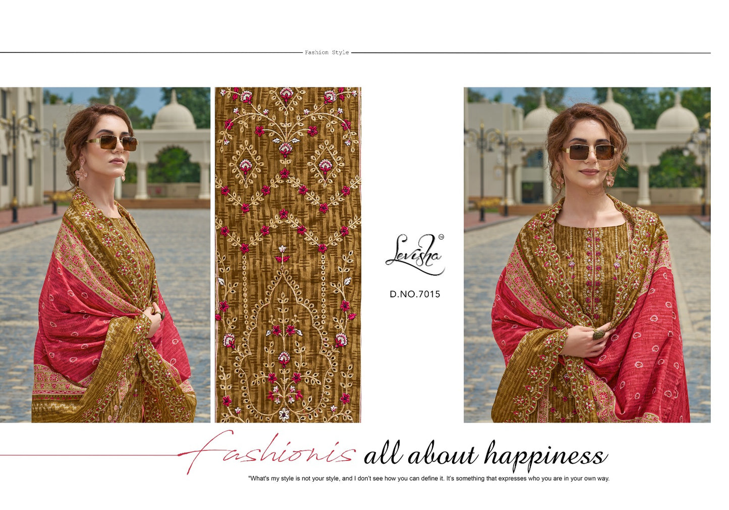 Madhubala 7 Levisha Cambric Lawn Karachi Salwar Suits Wholesaler India