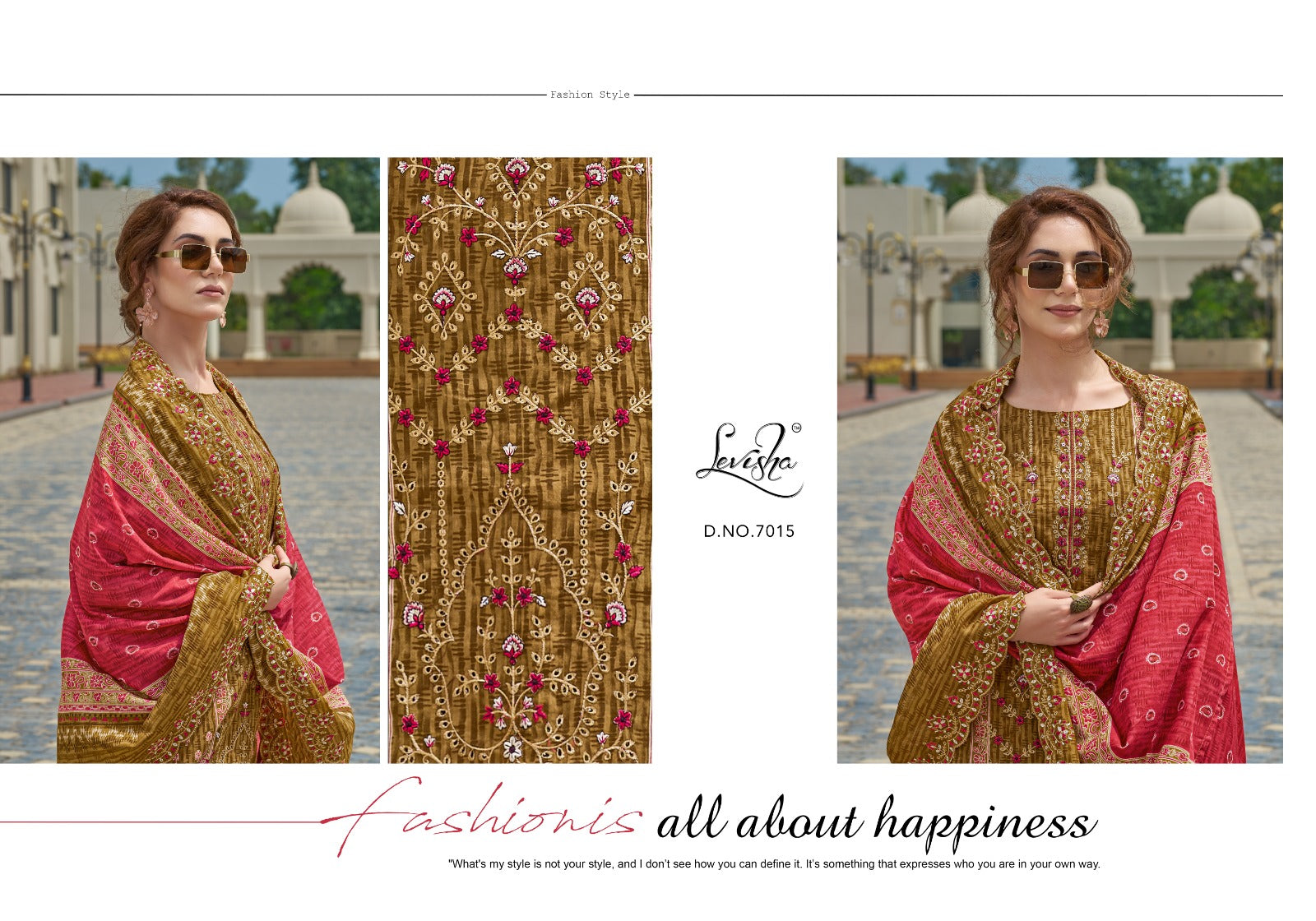 Madhubala 7 Levisha Cambric Lawn Karachi Salwar Suits Wholesaler India