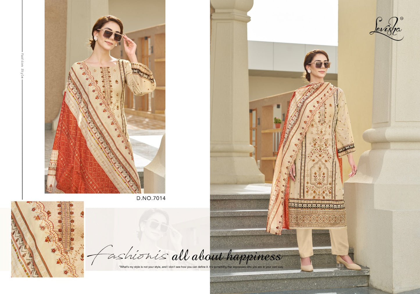 Madhubala 7 Levisha Cambric Lawn Karachi Salwar Suits Wholesaler India