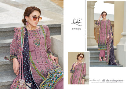 Madhubala 7 Levisha Cambric Lawn Karachi Salwar Suits Wholesaler India