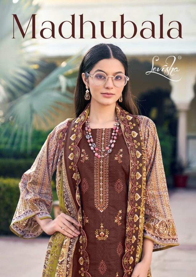 Madhubala Levisha Lawn Cotton Karachi Salwar Suits Wholesale Rate