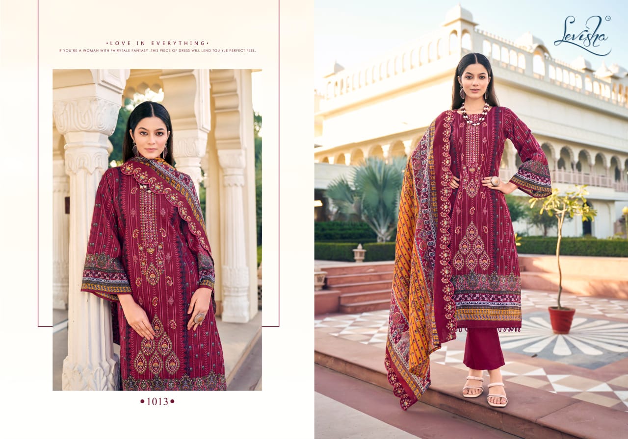 Madhubala Levisha Lawn Cotton Karachi Salwar Suits Wholesale Rate