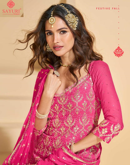 Madhubala Sayuri Georgette Readymade Lehenga Choli Wholesaler Gujarat