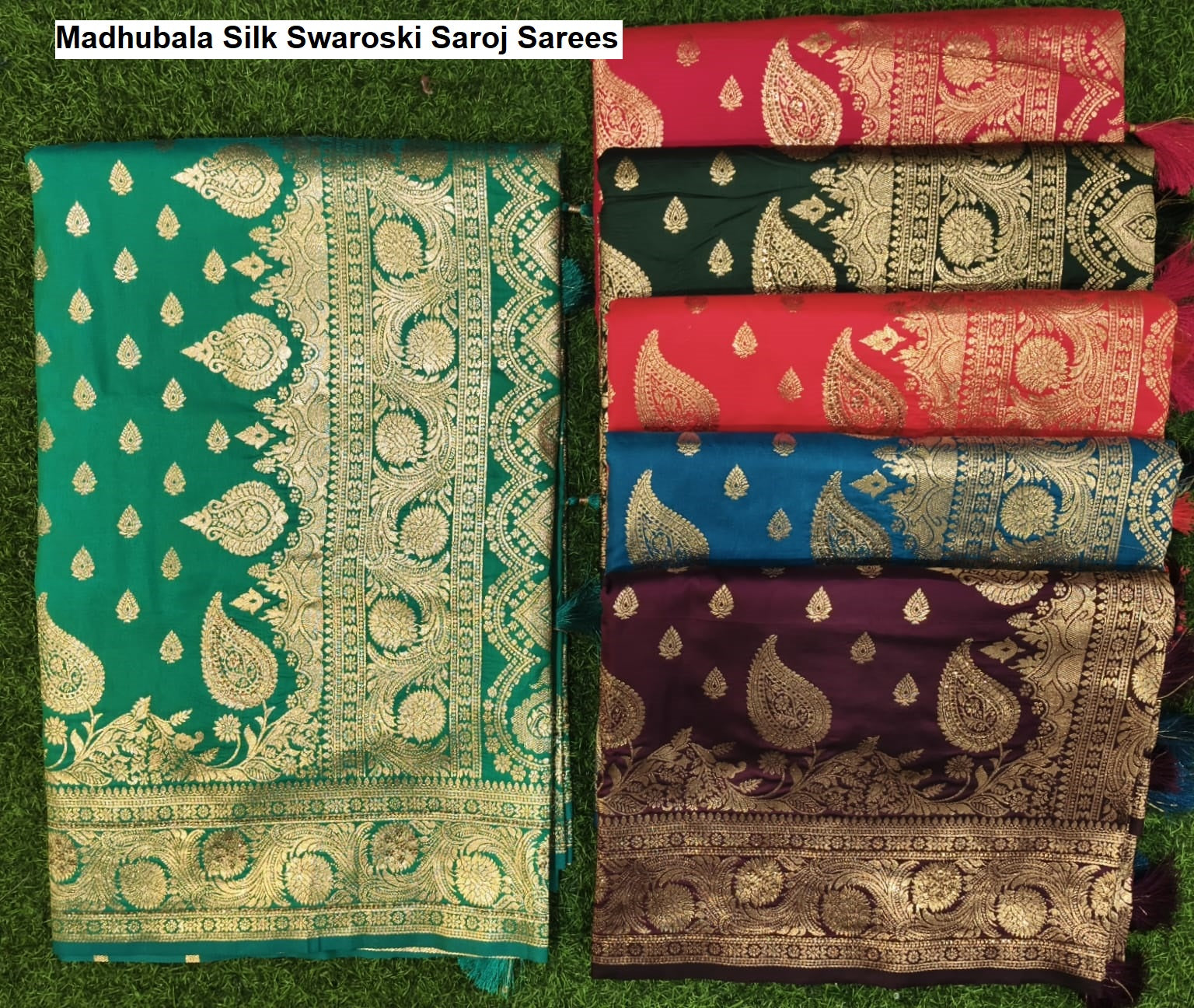 Madhubala Silk Swaroski Saroj Sarees Wholesale Price