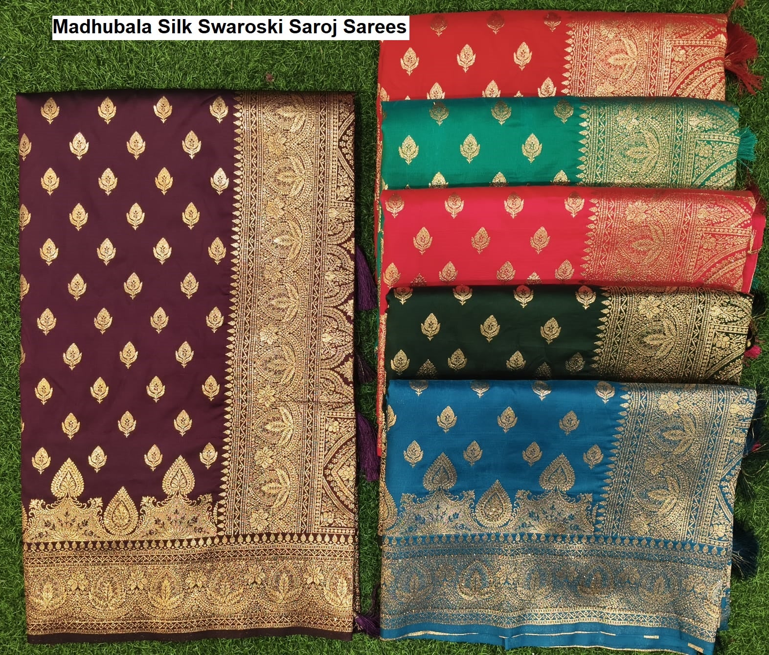 Madhubala Silk Swaroski Saroj Sarees Wholesale Price
