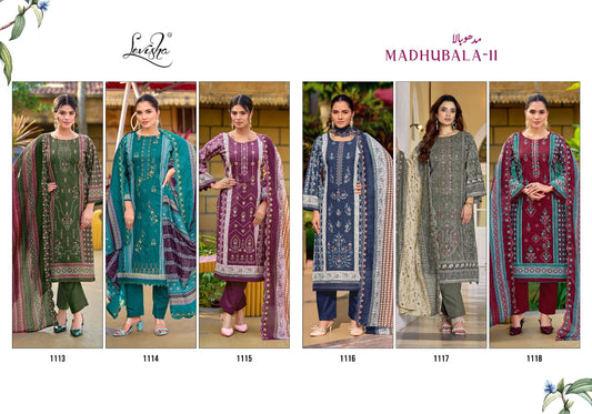 Madhubala Vol 11 Levisha Lawn Cotton Karachi Salwar Suits Wholesale Price
