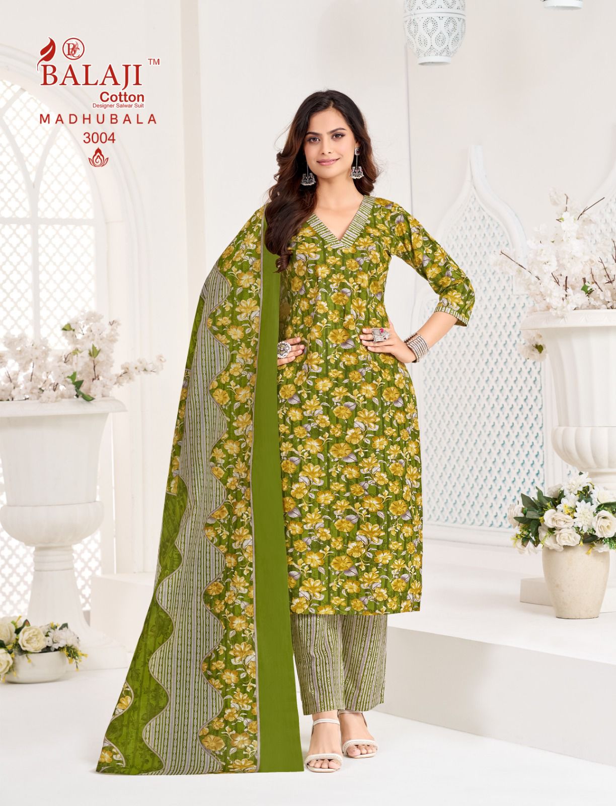 Madhubala Vol 3 Balaji Readymade Cotton Pant Suits Wholesaler