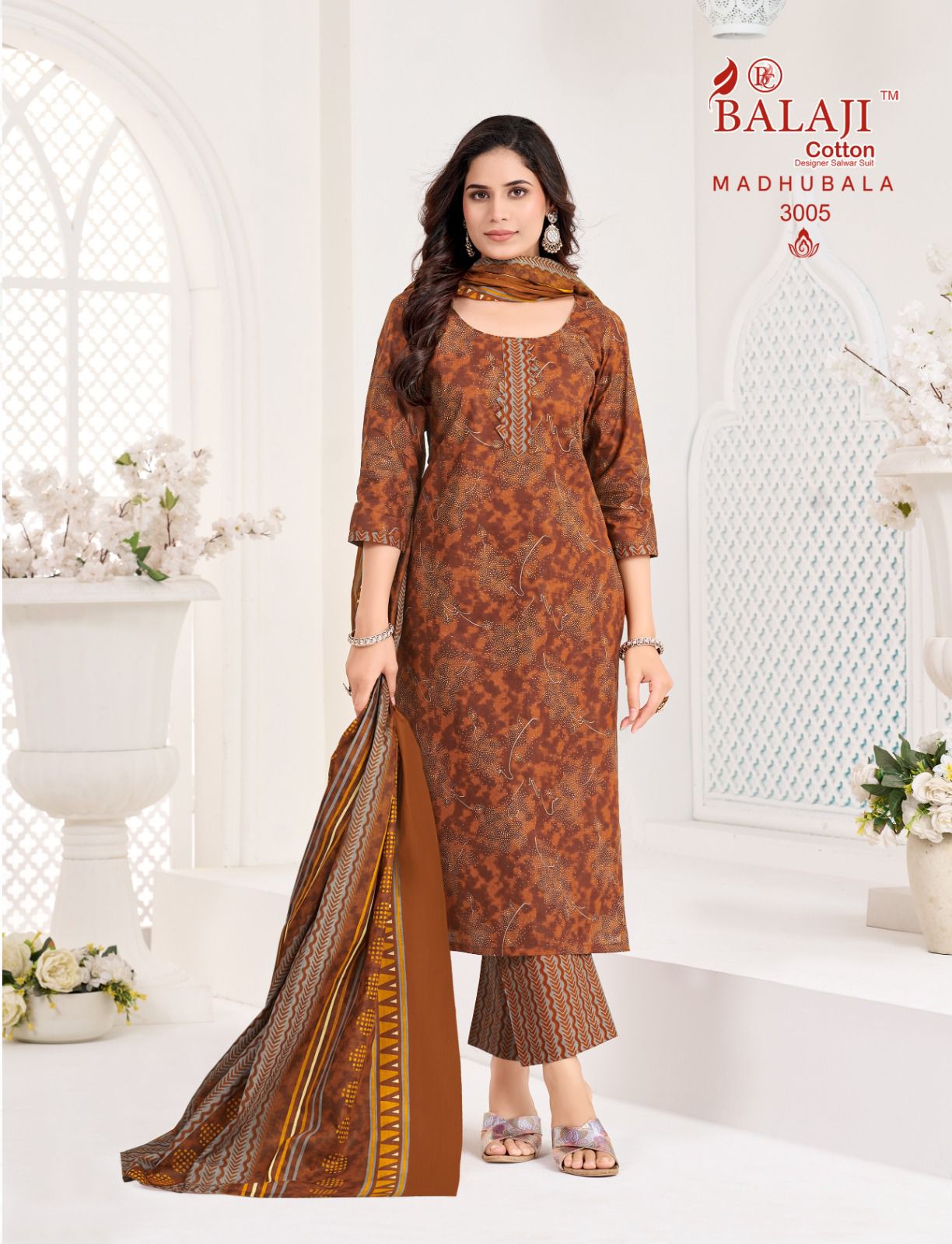 Madhubala Vol 3 Balaji Readymade Cotton Pant Suits Wholesaler