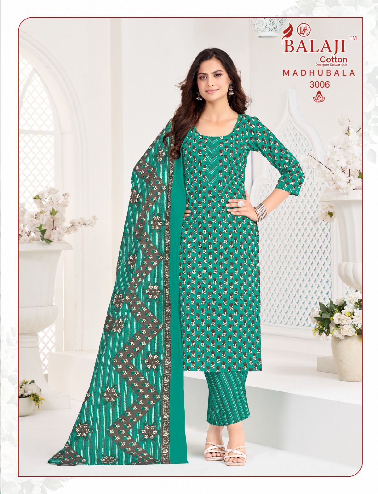 Madhubala Vol 3 Balaji Readymade Cotton Pant Suits Wholesaler