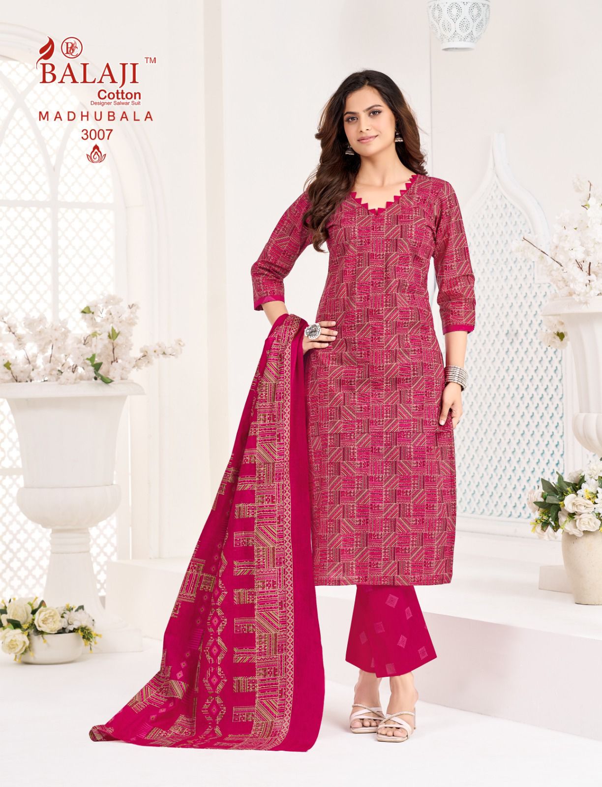 Madhubala Vol 3 Balaji Readymade Cotton Pant Suits Wholesaler