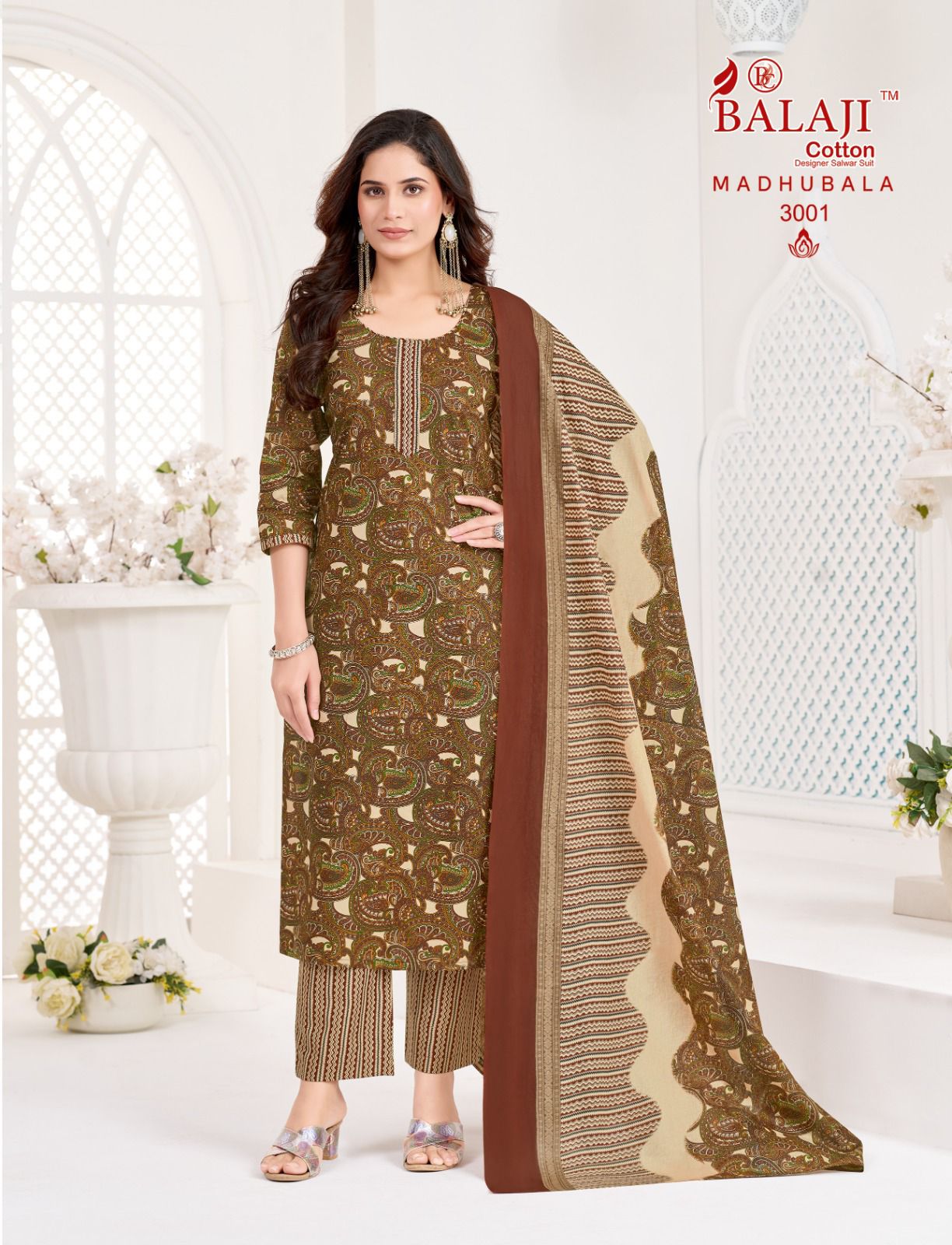 Madhubala Vol 3 Balaji Readymade Cotton Pant Suits Wholesaler