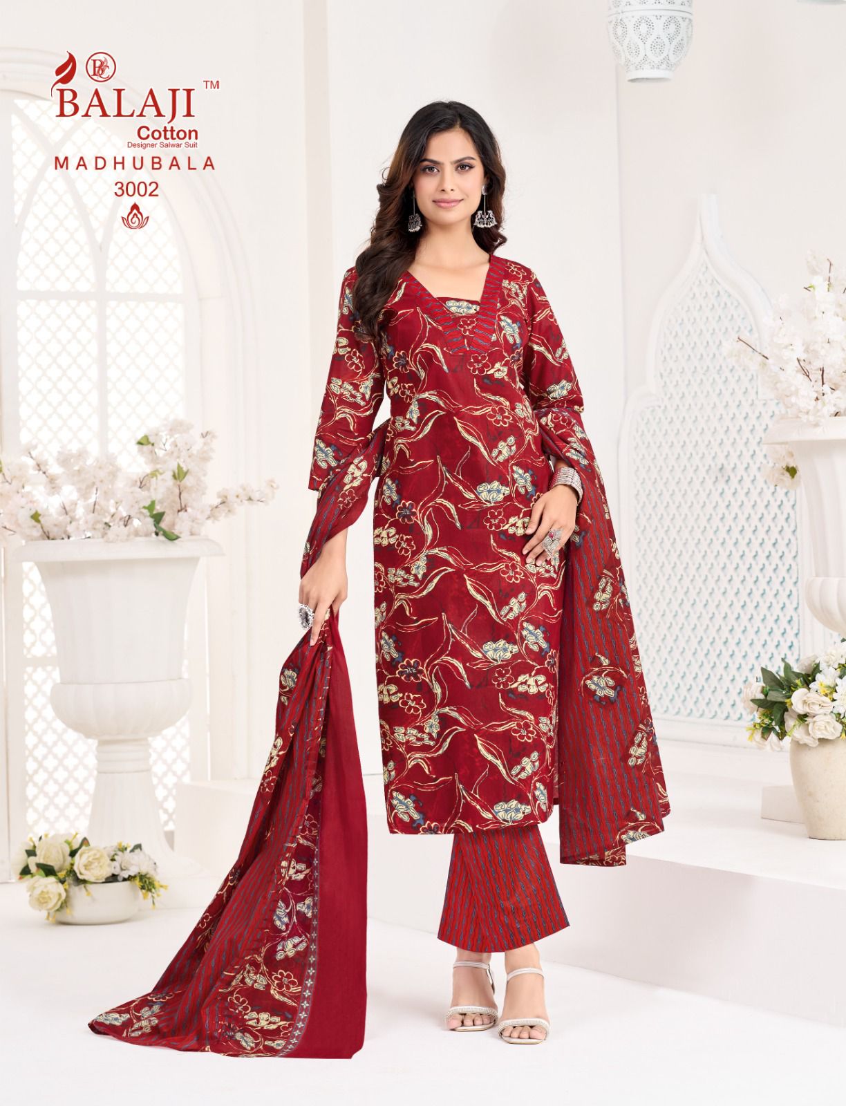 Madhubala Vol 3 Balaji Readymade Cotton Pant Suits Wholesaler
