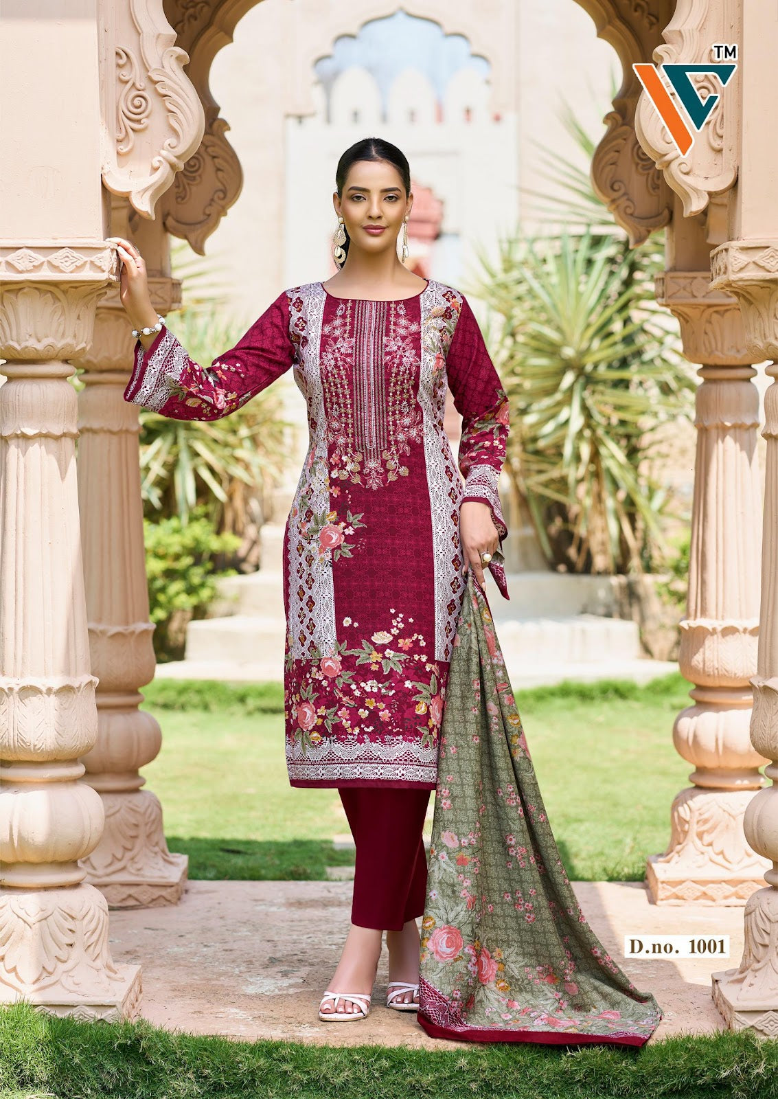 Madhubala Vol 1 Vandana Creation Mix Cotton Karachi Salwar Suits Wholesaler