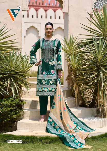 Madhubala Vol 1 Vandana Creation Mix Cotton Karachi Salwar Suits Wholesaler