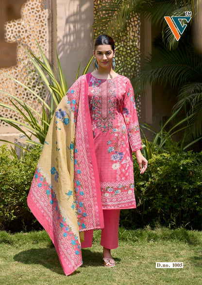 Madhubala Vol 1 Vandana Creation Mix Cotton Karachi Salwar Suits Wholesaler
