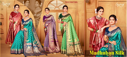 Madhuban Silk Saroj Sarees Supplier Gujarat