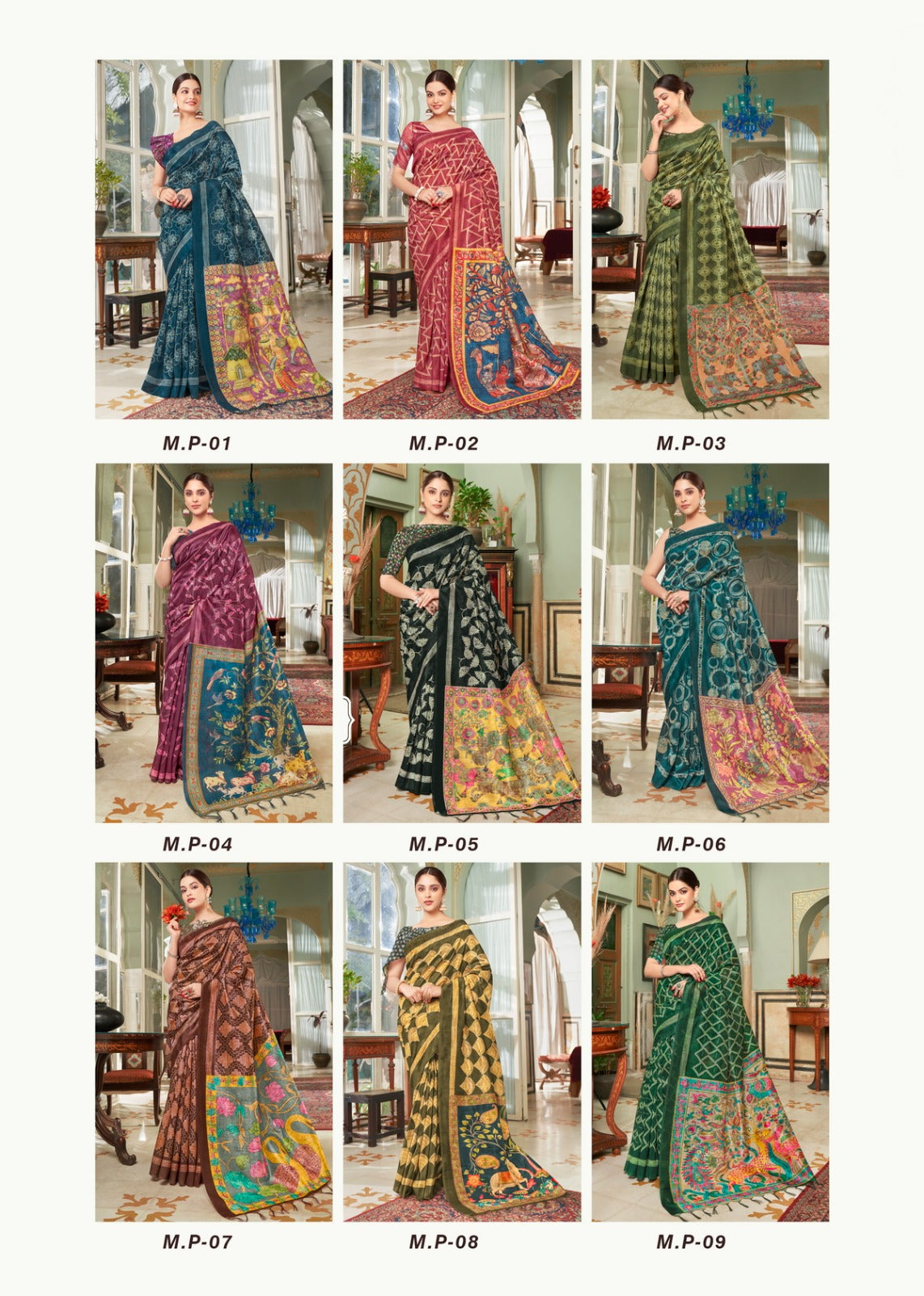 Madhubani Paints Shreyans Handloom Sarees Wholesale Price