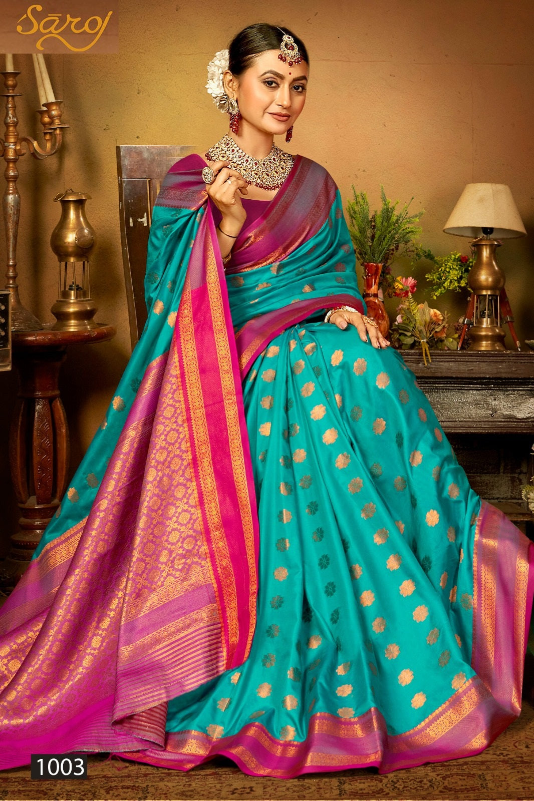 Madhulekha Silk Vol 1 Saroj Sarees Manufacturer Gujarat