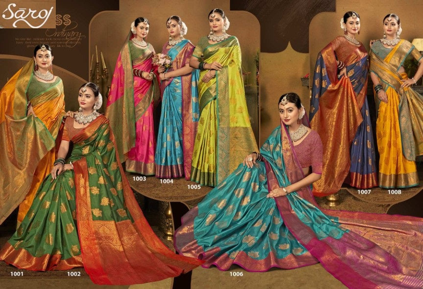 Madhulekha Silk Vol 3 Saroj Sarees Wholesaler India