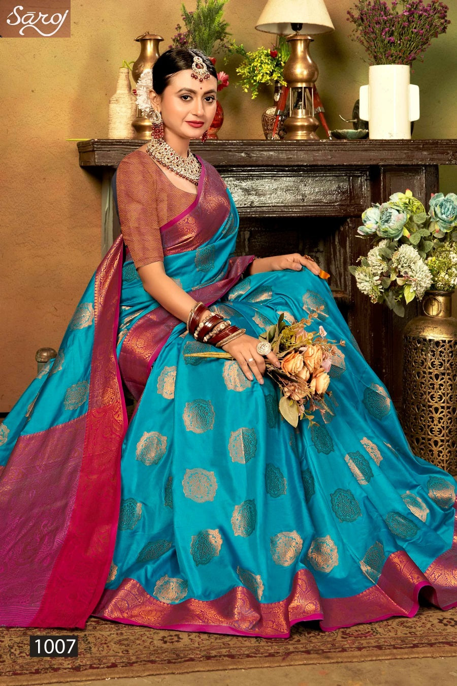 Madhulekha Silk Vol 4 Saroj Sarees Supplier India