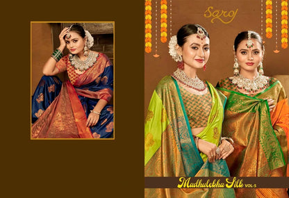 Madhulekha Silk Vol 5 Saroj Sarees Wholesale Price