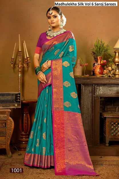 Madhulekha Silk Vol 6 Saroj Sarees Manufacturer India