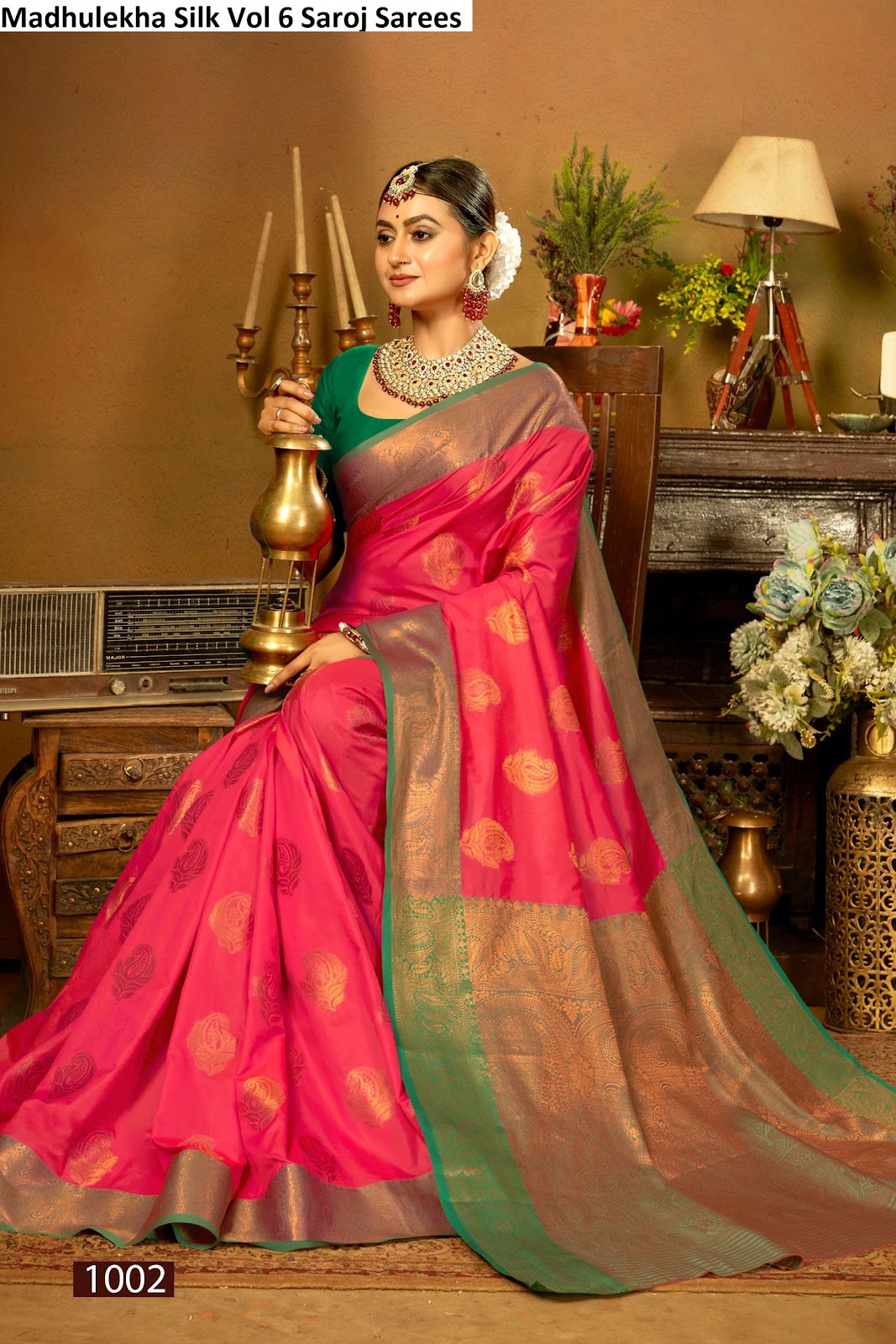 Madhulekha Silk Vol 6 Saroj Sarees Manufacturer India