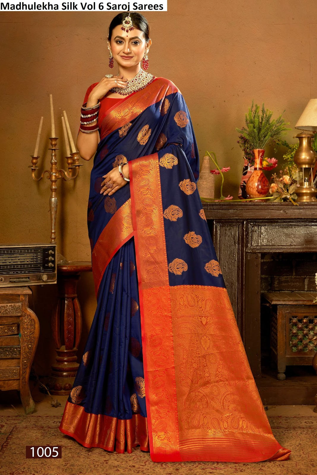 Madhulekha Silk Vol 6 Saroj Sarees Manufacturer India
