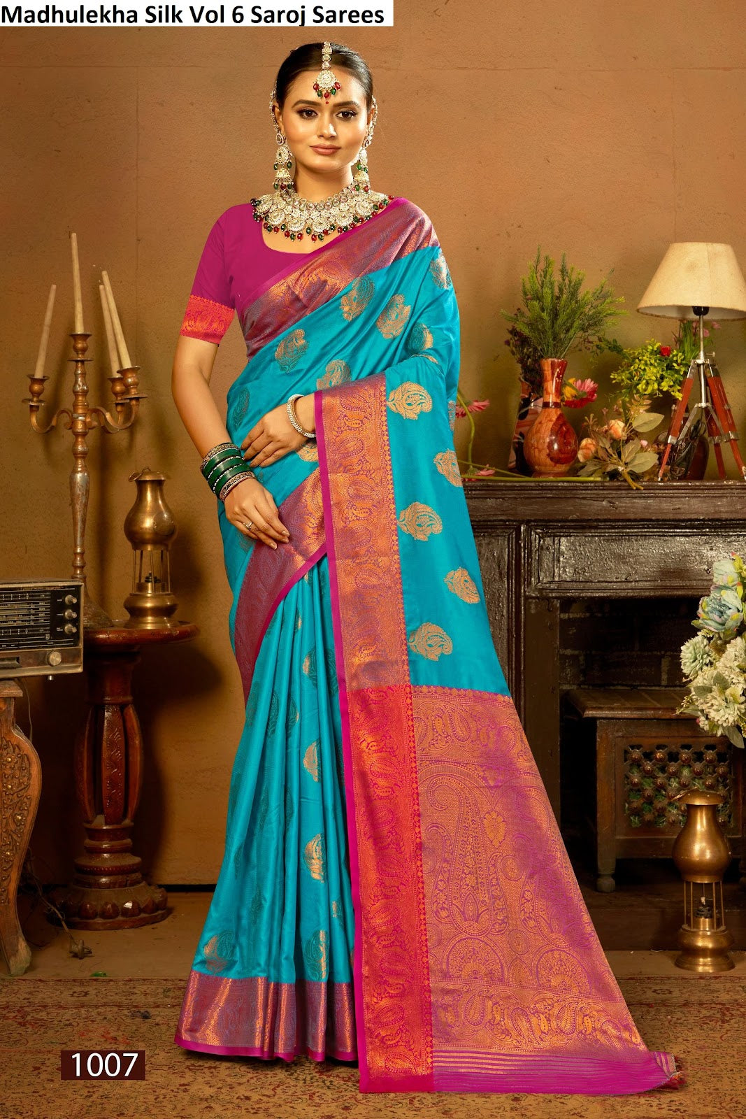 Madhulekha Silk Vol 6 Saroj Sarees Manufacturer India