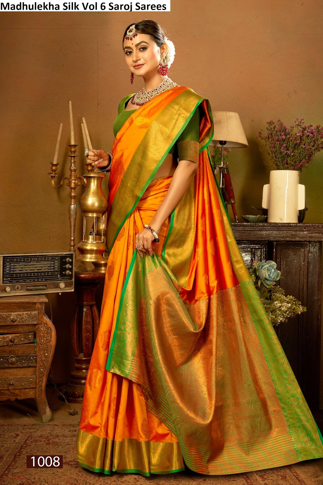 Madhulekha Silk Vol 6 Saroj Sarees Manufacturer India