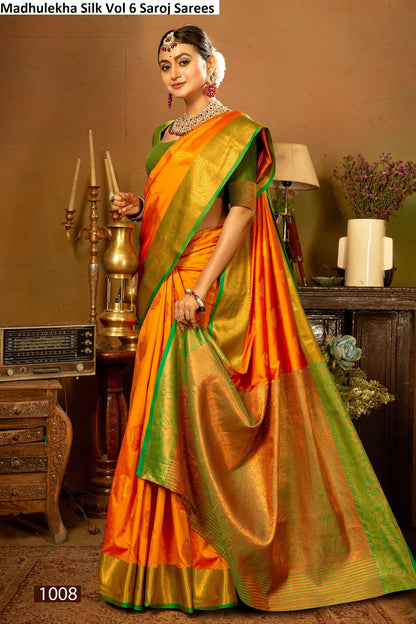 Madhulekha Silk Vol 6 Saroj Sarees Manufacturer India