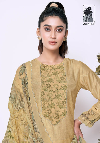 Madhulika Sahiba Bemberg Silk Pant Style Suits Wholesale Price