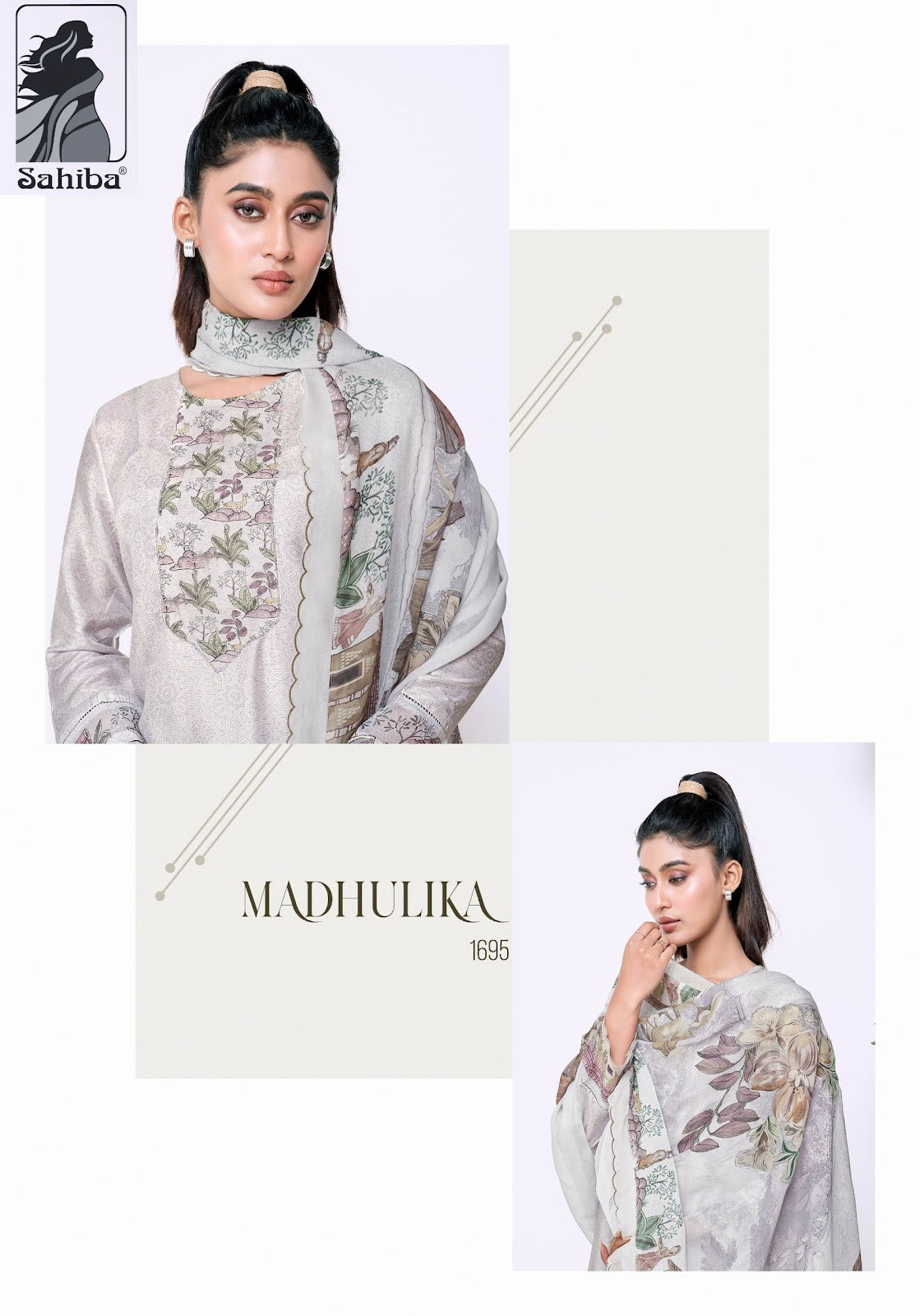 Madhulika Sahiba Bemberg Silk Pant Style Suits Wholesale Price