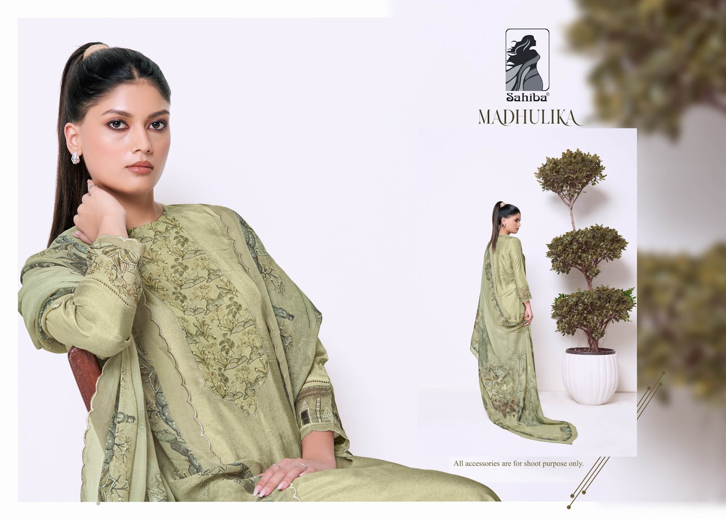Madhulika Sahiba Bemberg Silk Pant Style Suits Wholesale Price