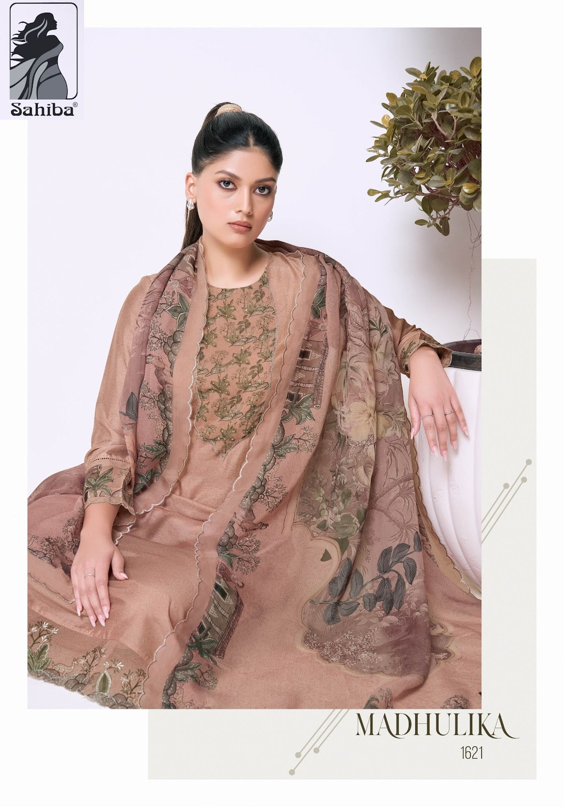 Madhulika Sahiba Bemberg Silk Pant Style Suits Wholesale Price