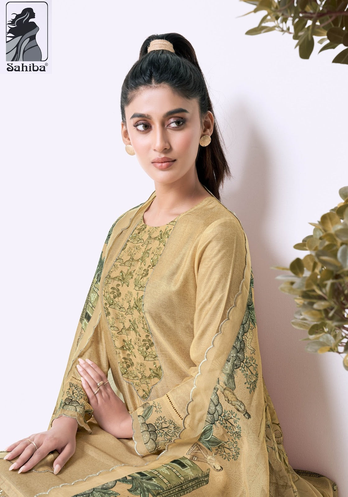 Madhulika Sahiba Bemberg Silk Pant Style Suits Wholesale Price