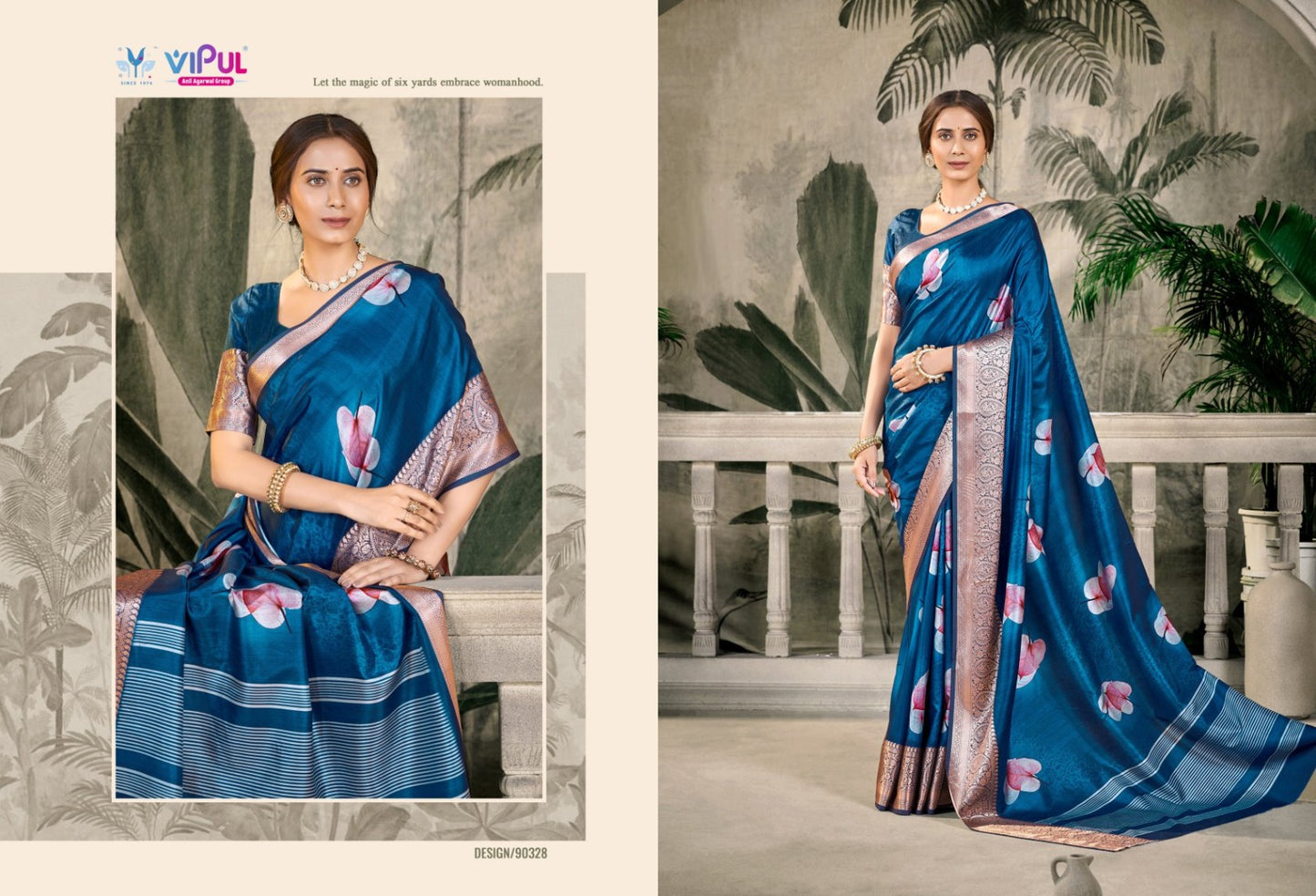 Madhura Vol 2 Vipul Silk Sarees Wholesale Rate