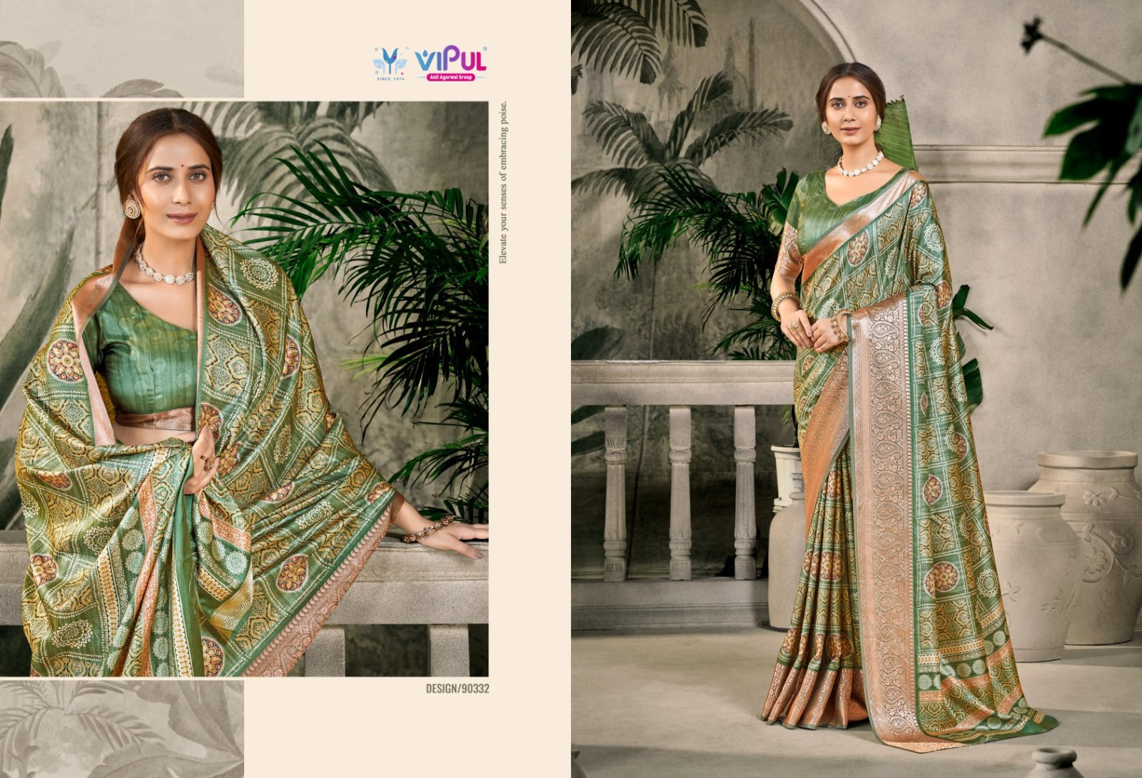 Madhura Vol 2 Vipul Silk Sarees Wholesale Rate