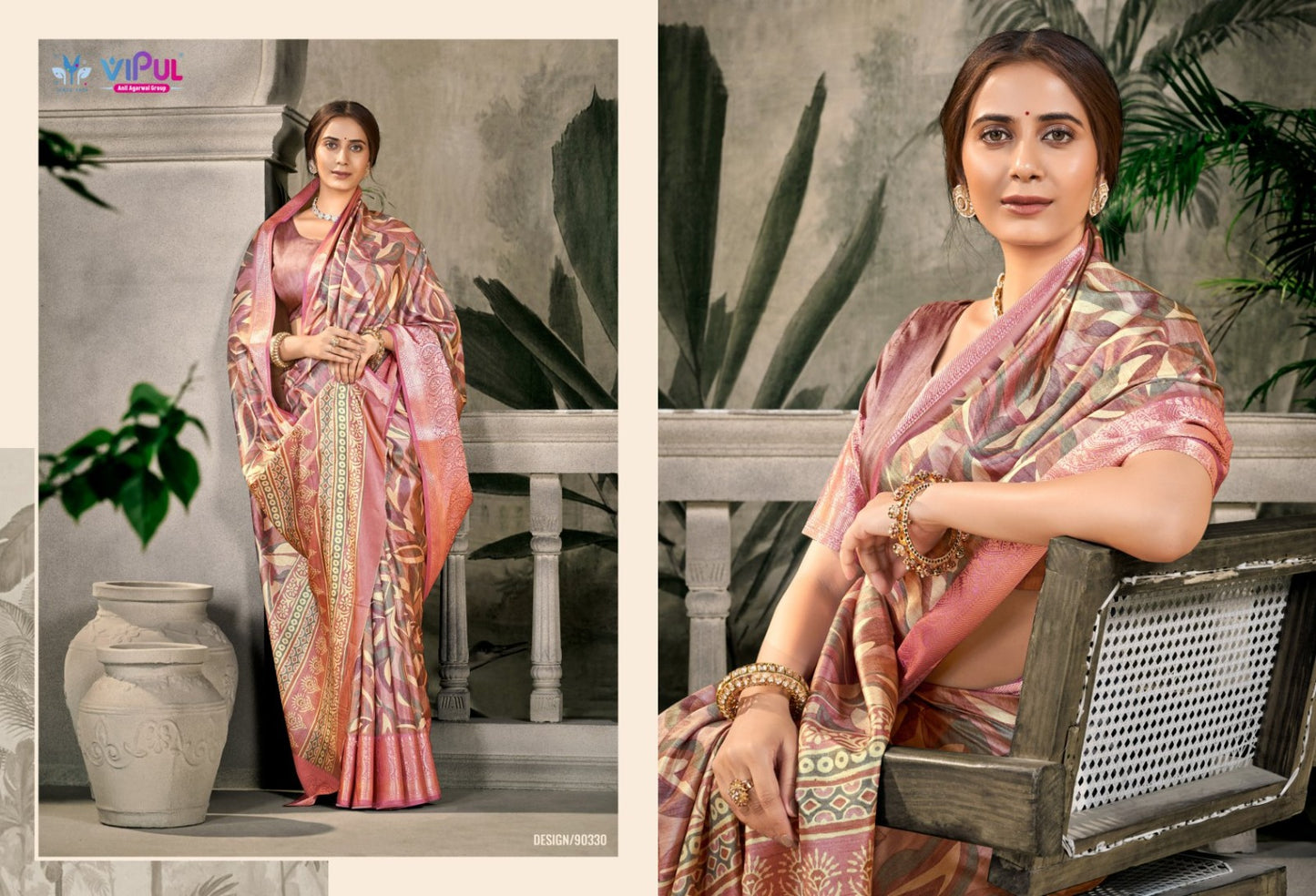 Madhura Vol 2 Vipul Silk Sarees Wholesale Rate