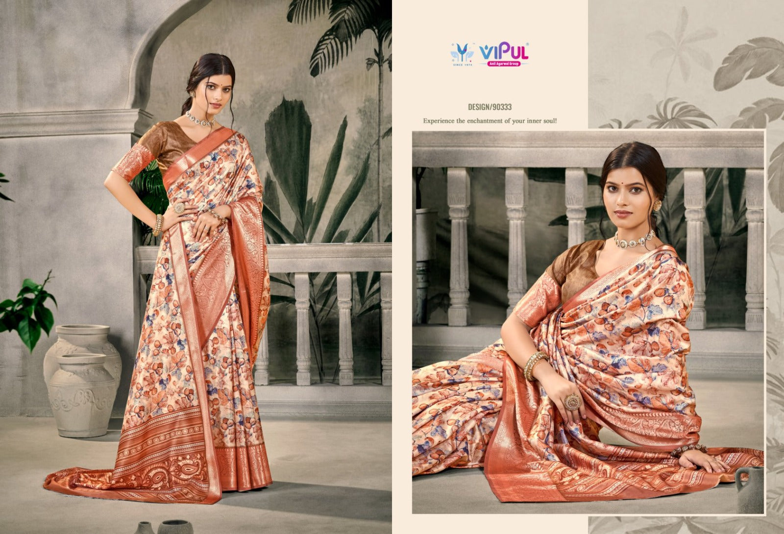 Madhura Vol 2 Vipul Silk Sarees Wholesale Rate