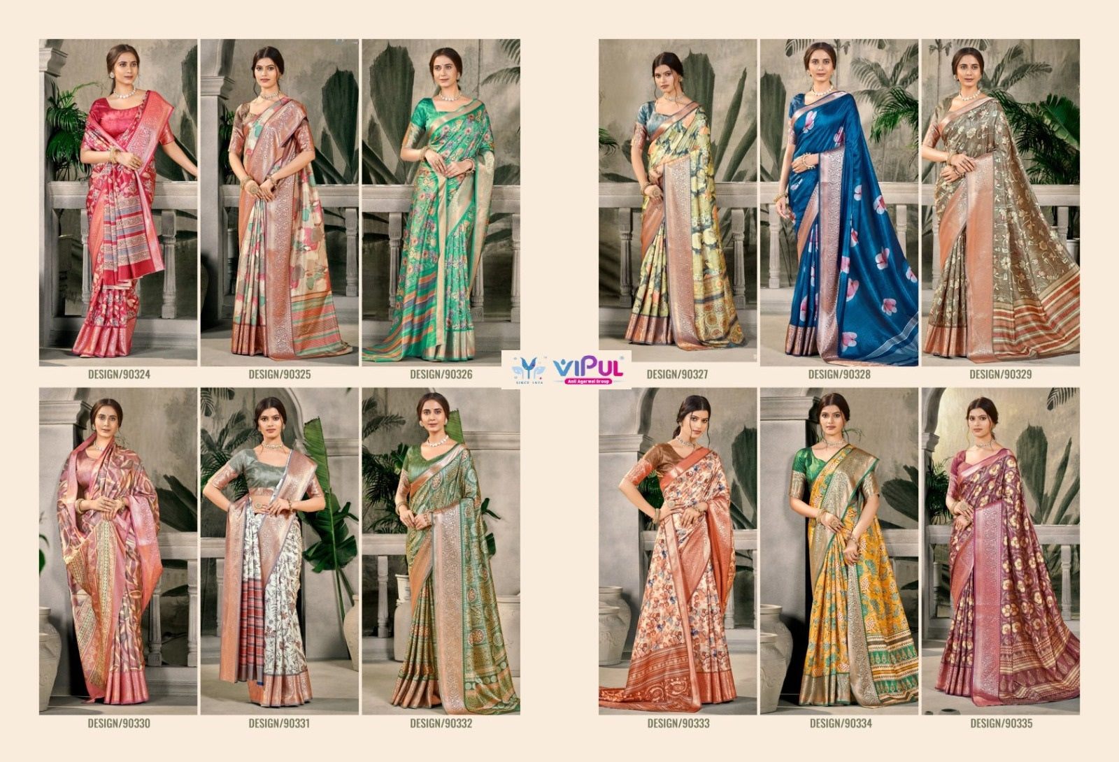 Madhura Vol 2 Vipul Silk Sarees Wholesale Rate