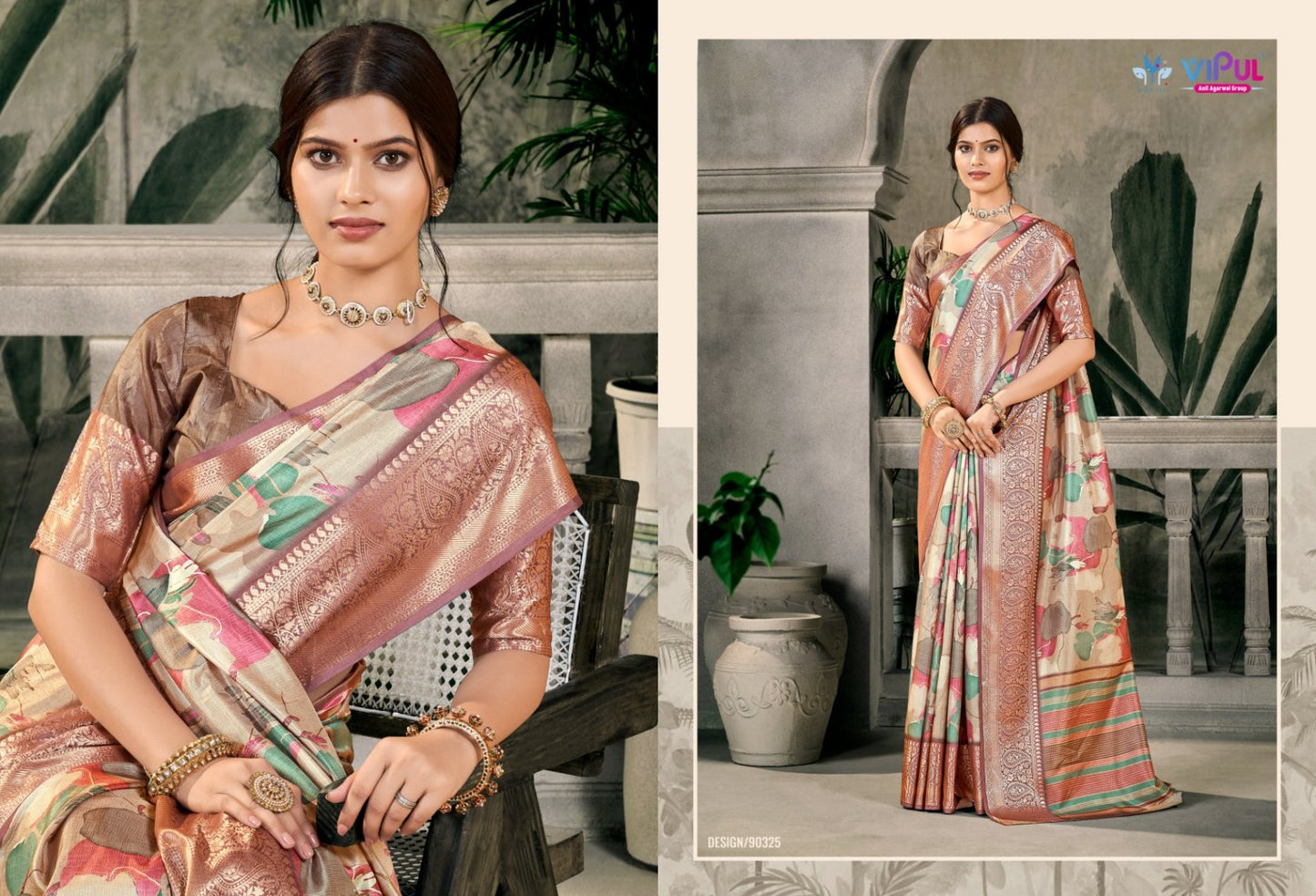 Madhura Vol 2 Vipul Silk Sarees Wholesale Rate