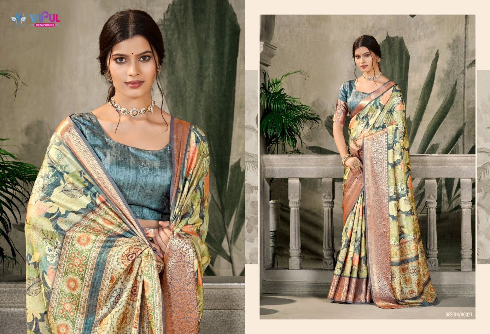 Madhura Vol 2 Vipul Silk Sarees Wholesale Rate