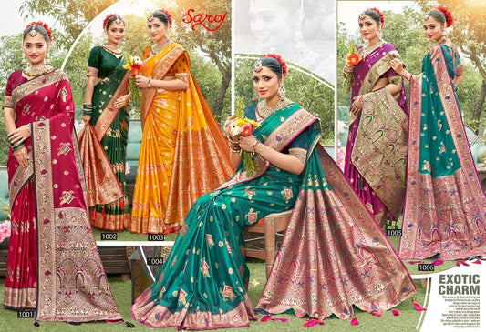 Madhuram Satin Saroski Vol 2 Saroj Silk Sarees Manufacturer
