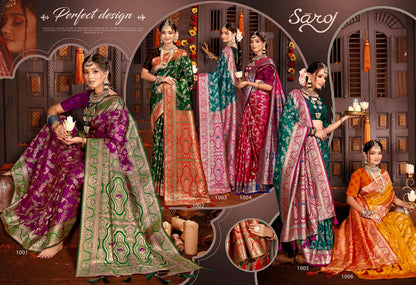 Madhuram Satin Saroski Vol 3 Saroj Silk Sarees Wholesale