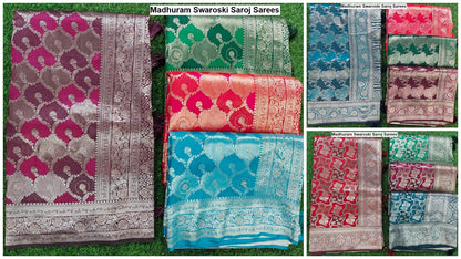 Madhuram Swaroski Saroj Sarees Manufacturer India